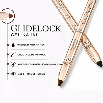 GlideLock Brown Gel Kajal